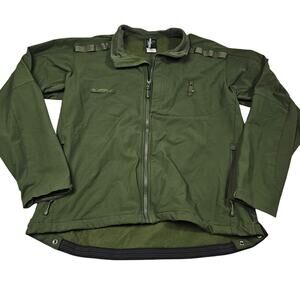 National Park Service Jacket Large Green NPS Patch The Force Outdoor Vented